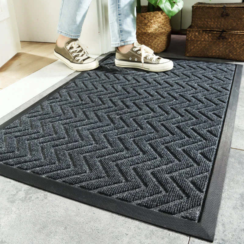 Bamboo Bath Mat - Doormat Non Slip Waterproof Dustproof Carpet