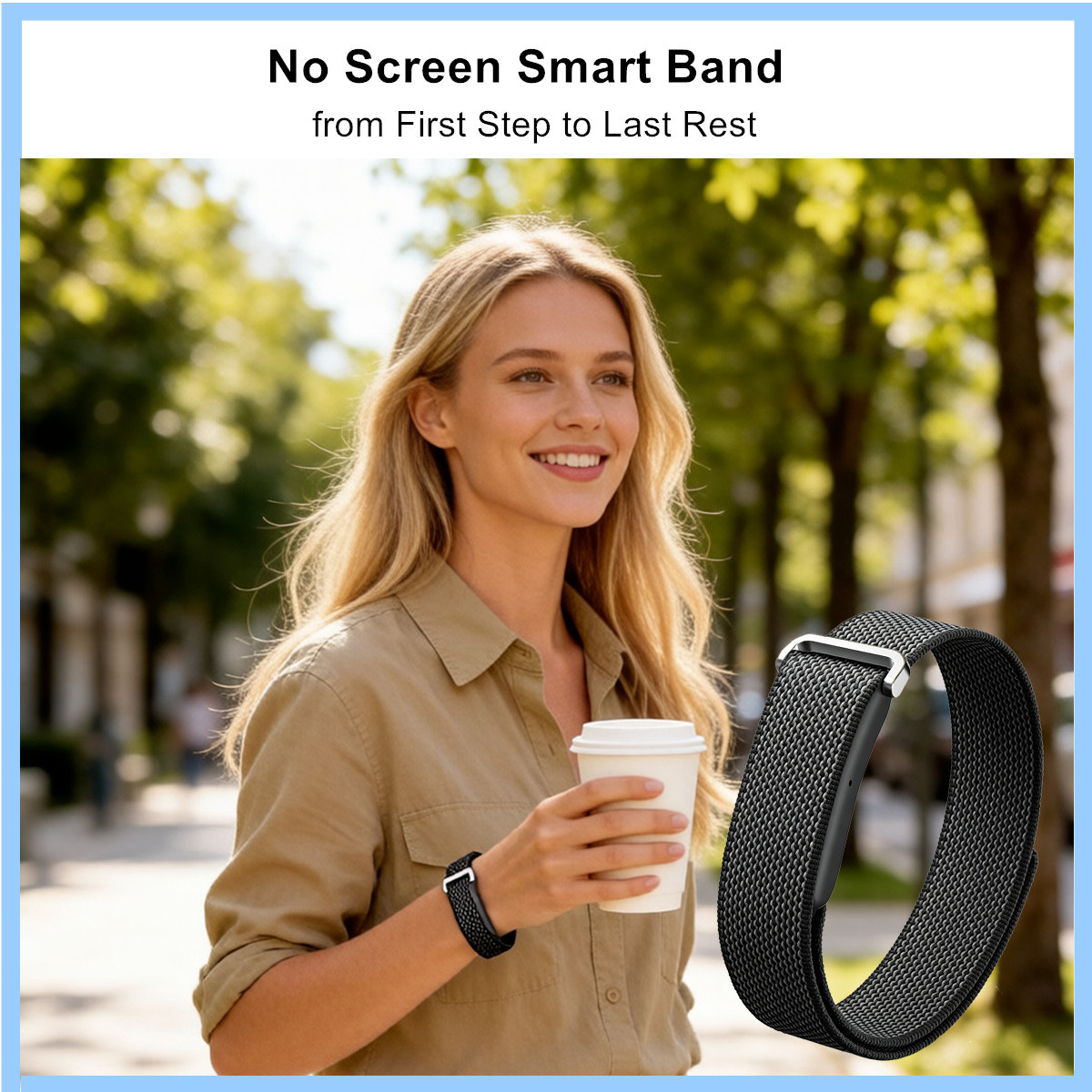 No Screen Sports Smart Wristba - Health Wellness Bracelet review and price