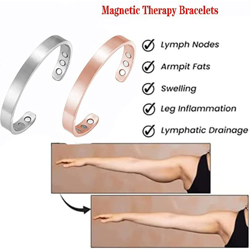 Trendy 4 Color Magnetic Bangle - Health Wellness Bracelet review and price