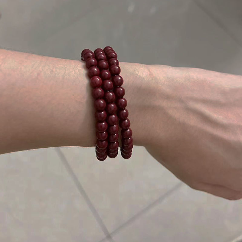 Natural Cinnabar Bracelet Men  - Health Wellness Bracelet review and price