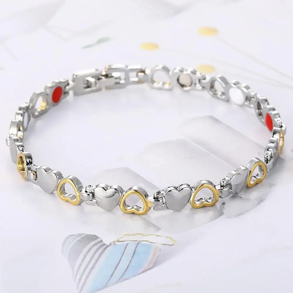 Magnetic Slimming Heart Shape  - Health Wellness Bracelet review and price