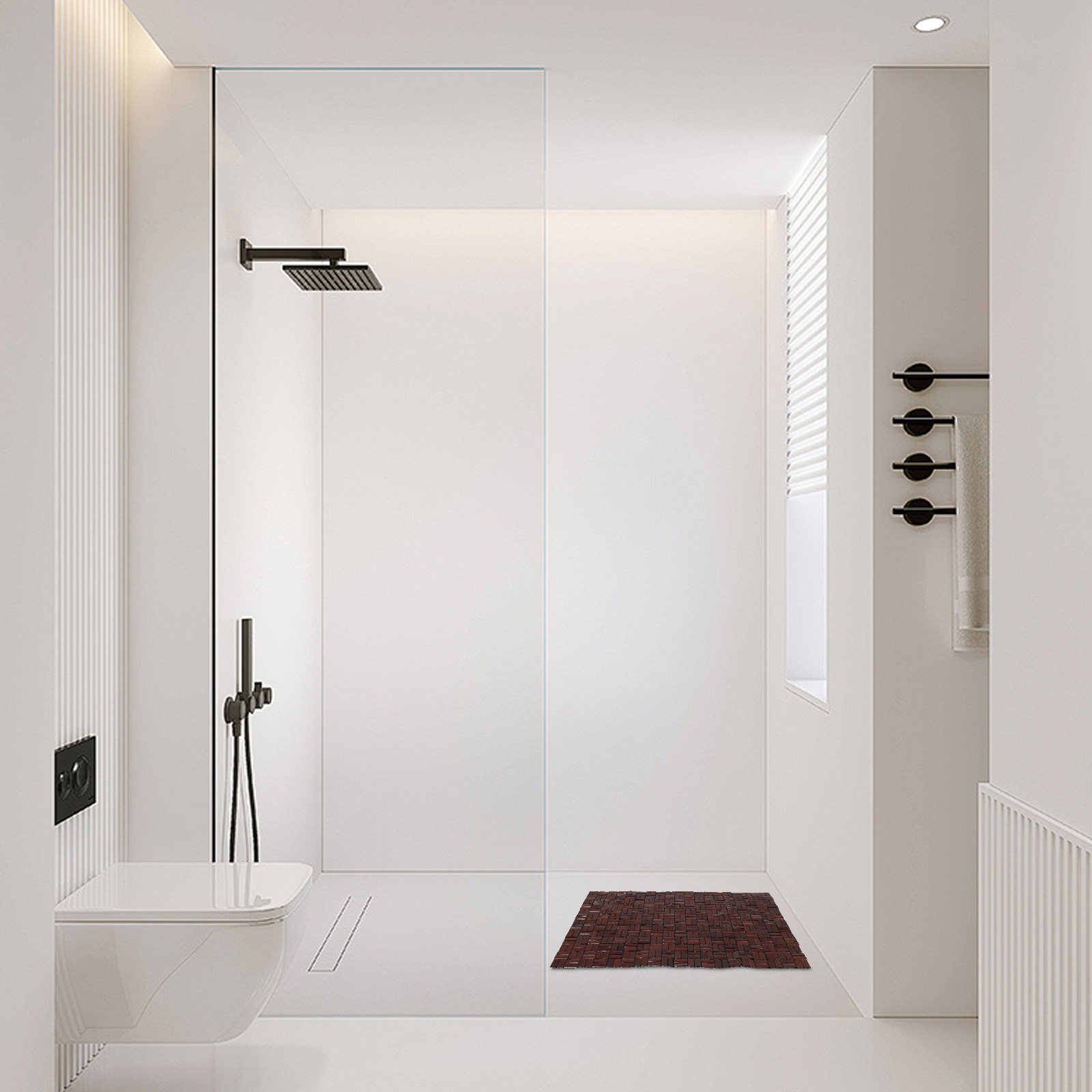 Foldable Bamboo Non Slip Bath  - Bamboo Bath Mat review and price