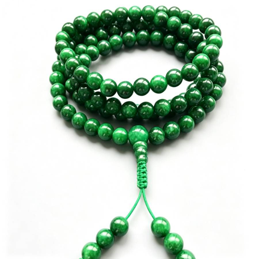 6mm 108 Natural Green jade bea - Health Wellness Bracelet review and price