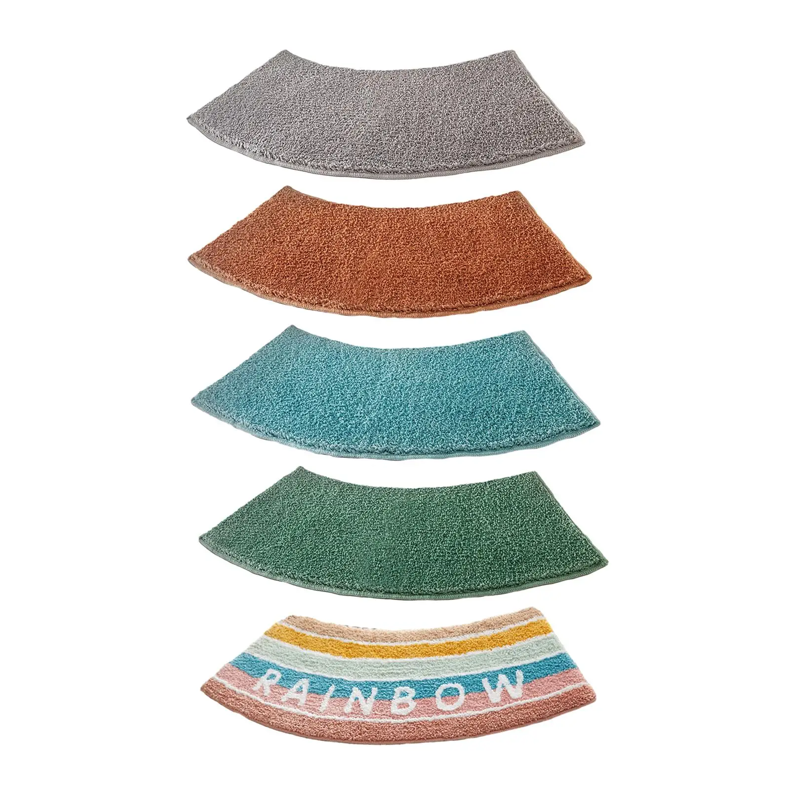 Curved Shower Mat Toilet Rug B - Bamboo Bath Mat review and price