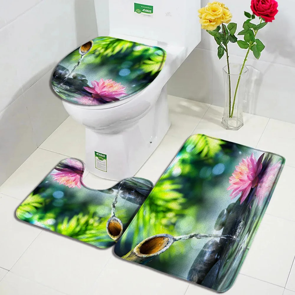 Green Bamboo Zen Bath Mats Set - Bamboo Bath Mat review and price