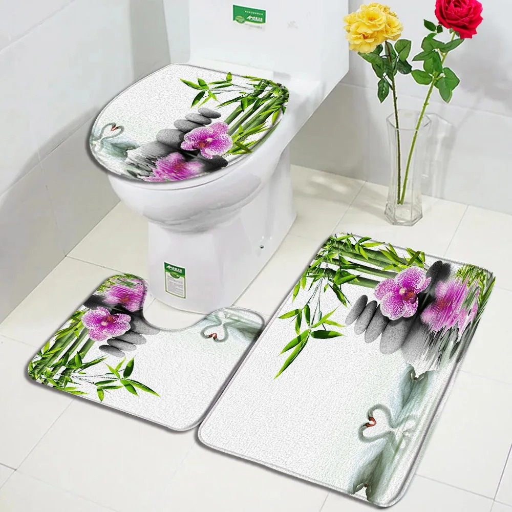 Green Bamboo Zen Bath Mats Set - Bamboo Bath Mat review and price