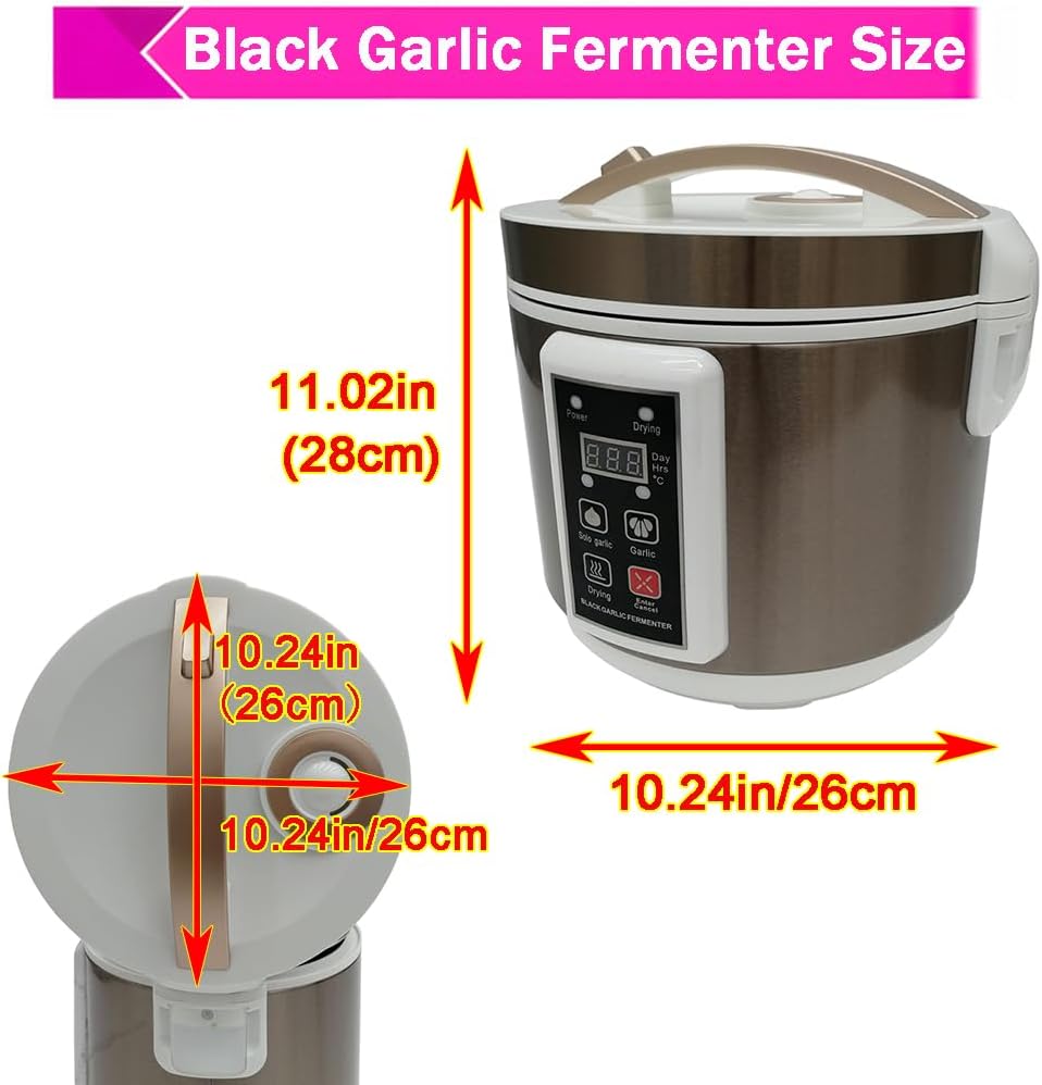 6L Black Garlic Fermenter Mult - Health & Wellness Unlimited review and price