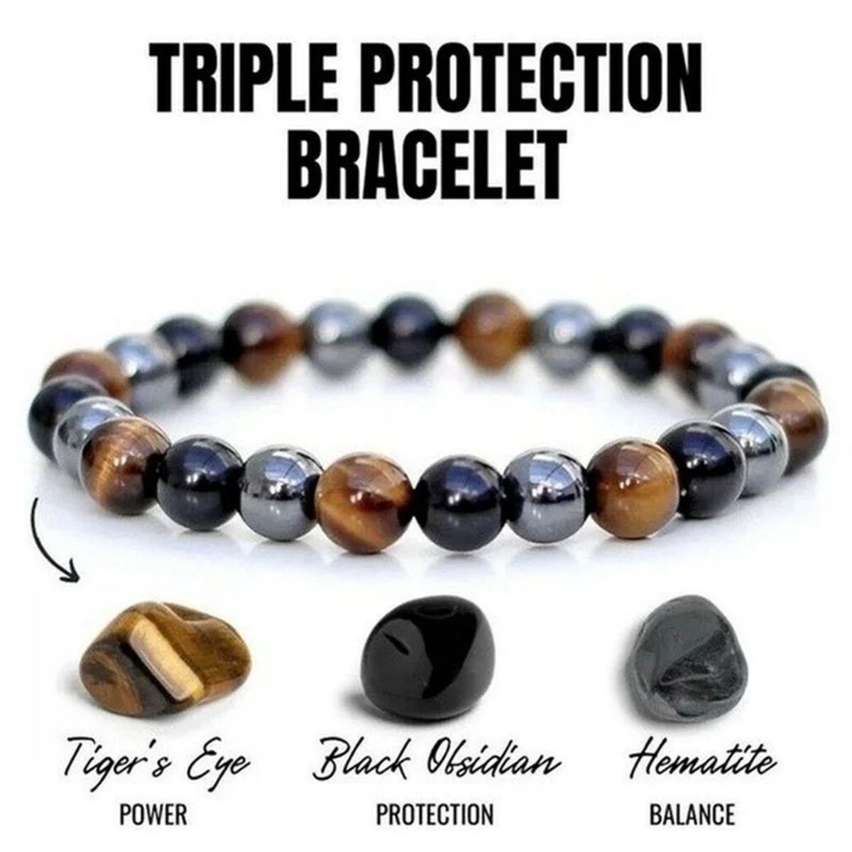 Man Bracelets Magnetic Hematit - Health Wellness Bracelet review and price