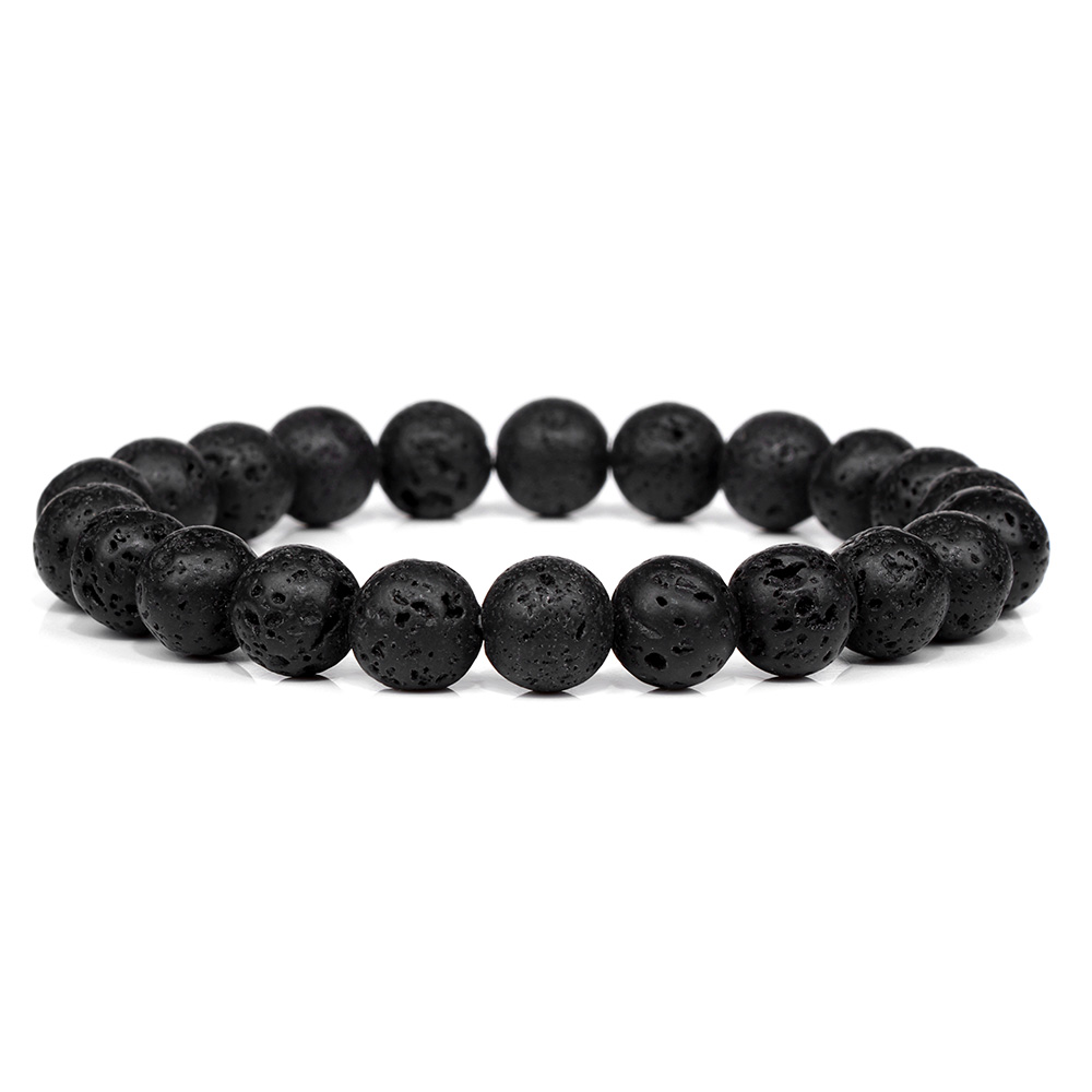 Black White Grey Stone Bracele - Health Wellness Bracelet review and price